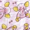 Elephant Love Pink Anti-Pill Premium No-Sew Throw Fleece Fabric Kit (72x60)